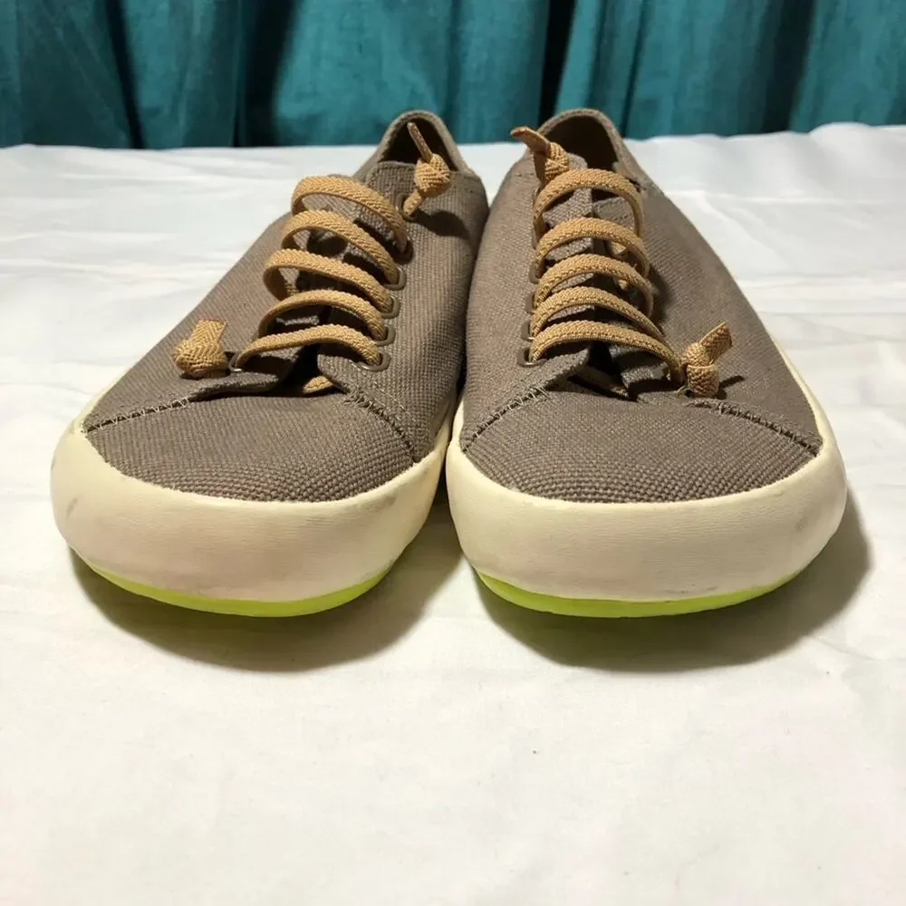 Camper womens 40 (us9) peu rambla recycled canvas slip on sneakers elastic laces